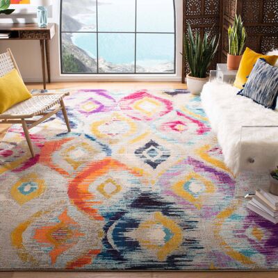 Tapis Coloré Boho-Chic de Safavieh 245x335cm - Publicité Tapis Coloré Boho-Chic de Safavieh 245x335cm - Publicité