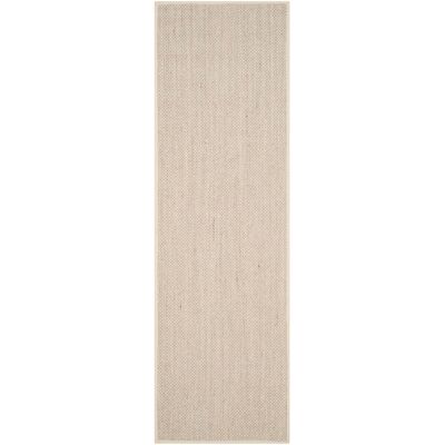 Safavieh Tapis sisal marbre/beige 76 x 244 cm Multicolore 244x1x76cm - Publicité Safavieh Tapis sisal marbre/beige 76 x 244 cm Multicolore 244x1x76cm - Publicité