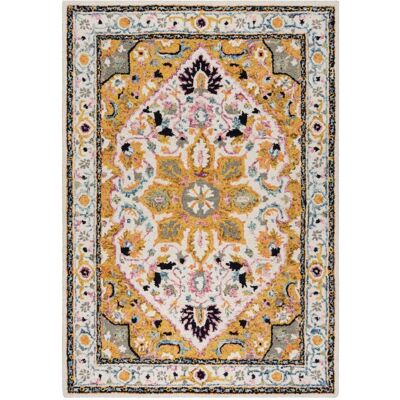 Flair Rugs Tapis en laine jaune, rose, verte et noire 200x290cm Multicolore 290x1x200cm - Publicité Flair Rugs Tapis en laine jaune, rose, verte et noire 200x290cm Multicolore 290x1x200cm - Publicité