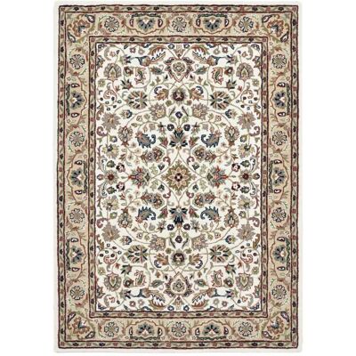 THEKO Tapis tufté main au design oriental beige 90x160 cm Beige 160x1x90cm - Publicité THEKO Tapis tufté main au design oriental beige 90x160 cm Beige 160x1x90cm - Publicité