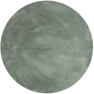 Esprit Tapis rond imitation fourrure lapin doux tufté vert sauge 200 Vert 200x3x200cm - Publicité Esprit Tapis rond imitation fourrure lapin doux tufté vert sauge 200 Vert 200x3x200cm - Publicité