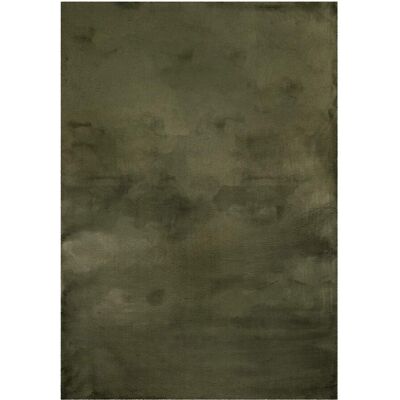 Esprit Tapis imitation fourrure lapin doux tufté vert olive 200x200 Vert 200x3x200cm - Publicité Esprit Tapis imitation fourrure lapin doux tufté vert olive 200x200 Vert 200x3x200cm - Publicité