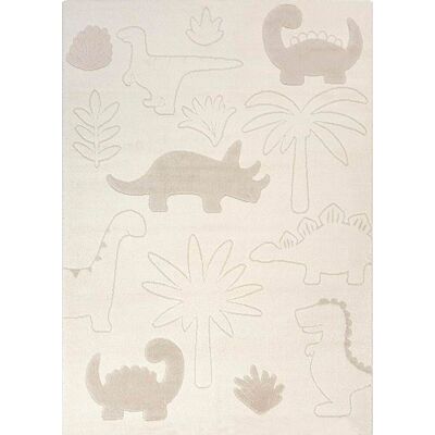 The carpet Tapis pour chambre enfant facile entretien, crème, 120 x 160 cm Blanc 160x0x120cm - Publicité The carpet Tapis pour chambre enfant facile entretien, crème, 120 x 160 cm Blanc 160x0x120cm - Publicité