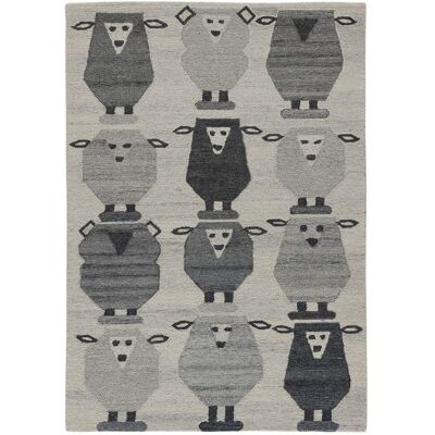 Natur Pur Tapis de chambre d'enfant tufté main - Mouton gris 80x150 cm Gris 150x1x80cm - Publicité Natur Pur Tapis de chambre d'enfant tufté main - Mouton gris 80x150 cm Gris 150x1x80cm - Publicité