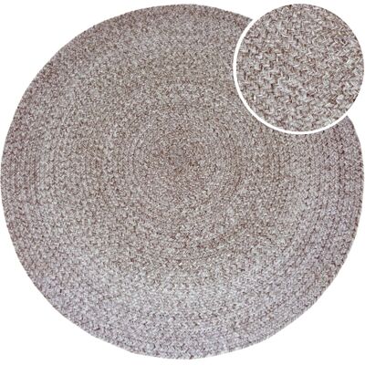 Axi Tapis d'extérieur, rond, marron, 180 x 180 cm / épaisseur : 5 mm Marron 180x1x180cm - Publicité Axi Tapis d'extérieur, rond, marron, 180 x 180 cm / épaisseur : 5 mm Marron 180x1x180cm - Publicité