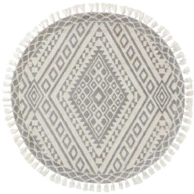 Benuta Tapis rond gris d 150 Gris 150x1x150cm - Publicité Benuta Tapis rond gris d 150 Gris 150x1x150cm - Publicité