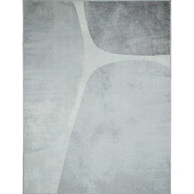 The Deco Factory Tapis doux moderne motifs géométriques gris 160x230 Gris 230x1x160cm - Publicité The Deco Factory Tapis doux moderne motifs géométriques gris 160x230 Gris 230x1x160cm - Publicité