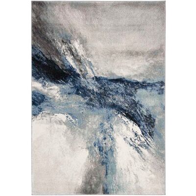 Safavieh Tapis bleu 160 x 229 cm Bleu 229x1x160cm - Publicité Safavieh Tapis bleu 160 x 229 cm Bleu 229x1x160cm - Publicité