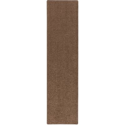Snapstyle Tapis couloir uni chocolat 100x300 cm Marron 300x2x100cm - Publicité Snapstyle Tapis couloir uni chocolat 100x300 cm Marron 300x2x100cm - Publicité