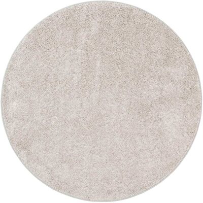 Snapstyle Tapis rond en velours gris argent 200x200 cm Argenté 200x1x200cm - Publicité Snapstyle Tapis rond en velours gris argent 200x200 cm Argenté 200x1x200cm - Publicité