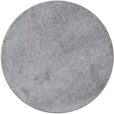 Snapstyle Tapis rond en velours gris 200x200 cm Gris 200x1x200cm - Publicité Snapstyle Tapis rond en velours gris 200x200 cm Gris 200x1x200cm - Publicité