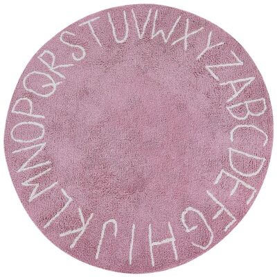 Beliani Tapis enfant en tissu rose 120x120cm Rose 120x1x120cm - Publicité Beliani Tapis enfant en tissu rose 120x120cm Rose 120x1x120cm - Publicité