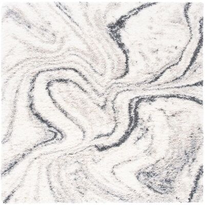 Safavieh Tapis polypropylène ivoire/gris 122 x 122 cm Gris 122x5x122cm - Publicité Safavieh Tapis polypropylène ivoire/gris 122 x 122 cm Gris 122x5x122cm - Publicité