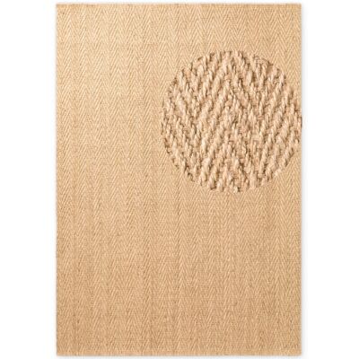 Villeroy & Boch Tapis en Jute 160x230cm à chevrons Fait Main Beige Beige 230x1x160cm - Publicité Villeroy & Boch Tapis en Jute 160x230cm à chevrons Fait Main Beige Beige 230x1x160cm - Publicité