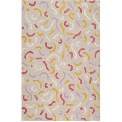 Smart Kids Tapis enfant tufté pure laine à relief multicolore rose 200x290 Rose 290x2x200cm - Publicité Smart Kids Tapis enfant tufté pure laine à relief multicolore rose 200x290 Rose 290x2x200cm - Publicité