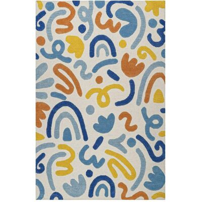 Smart Kids Tapis enfant tufté pure laine à relief multicolore 110x170 Multicolore 170x2x110cm - Publicité Smart Kids Tapis enfant tufté pure laine à relief multicolore 110x170 Multicolore 170x2x110cm - Publicité