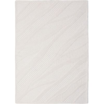 Flair Rugs Tapis en laine blanche 140x200cm Blanc 200x1x140cm - Publicité Flair Rugs Tapis en laine blanche 140x200cm Blanc 200x1x140cm - Publicité