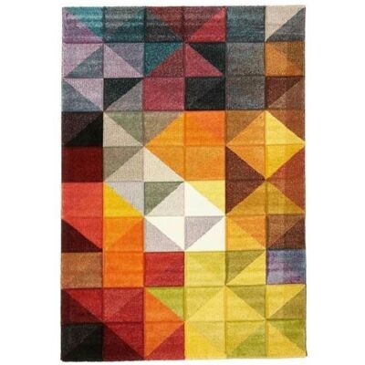 UNAMOURDETAPIS MARIX Multicolore Polypropylène Rectangulaire - Tapis - Publicité UNAMOURDETAPIS MARIX Multicolore Polypropylène Rectangulaire - Tapis - Publicité