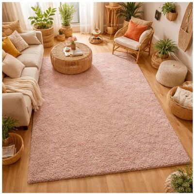 Un amour de tapis Tapis salle à manger 120x170 rose Rose 170x1x120cm - Publicité Un amour de tapis Tapis salle à manger 120x170 rose Rose 170x1x120cm - Publicité