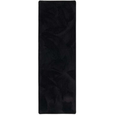 Snapstyle Tapis couloir à poils longs noir 100x400 cm Noir 400x2x100cm - Publicité Snapstyle Tapis couloir à poils longs noir 100x400 cm Noir 400x2x100cm - Publicité