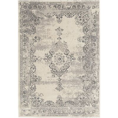 AFK Living Tapis design de style vintage 120 x 170 cm Gris 120x170x120cm - Publicité AFK Living Tapis design de style vintage 120 x 170 cm Gris 120x170x120cm - Publicité