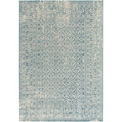 AFK Living Tapis design de style vintage 120 x 170 cm Bleu 120x170x120cm - Publicité AFK Living Tapis design de style vintage 120 x 170 cm Bleu 120x170x120cm - Publicité