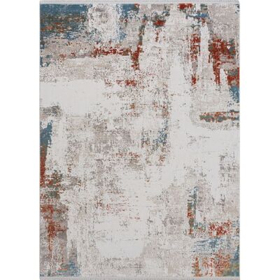 The Deco Factory Tapis design abstrait en viscose douce gris multicolore 200x290 Gris 290x1x200cm - Publicité The Deco Factory Tapis design abstrait en viscose douce gris multicolore 200x290 Gris 290x1x200cm - Publicité