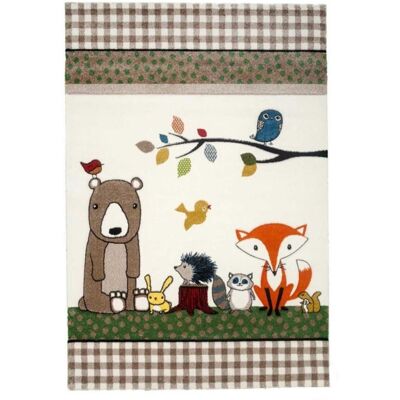 Un amour de tapis Tapis enfant 120x170 beige Multicolore 170x1x120cm - Publicité Un amour de tapis Tapis enfant 120x170 beige Multicolore 170x1x120cm - Publicité