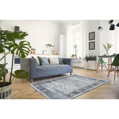 Arte Espina Tapis rectangulaire tissé, saphira Gris 240x1x170cm - Publicité Arte Espina Tapis rectangulaire tissé, saphira Gris 240x1x170cm - Publicité