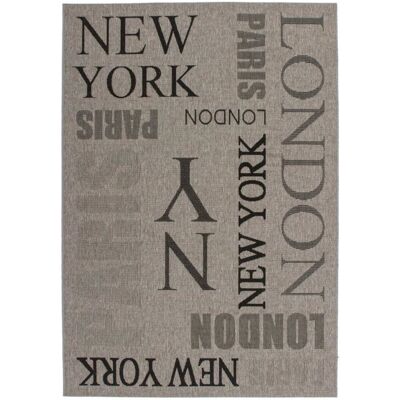 Un amour de tapis Tapis salon 120x170 argent Argenté 170x1x120cm - Publicité Un amour de tapis Tapis salon 120x170 argent Argenté 170x1x120cm - Publicité