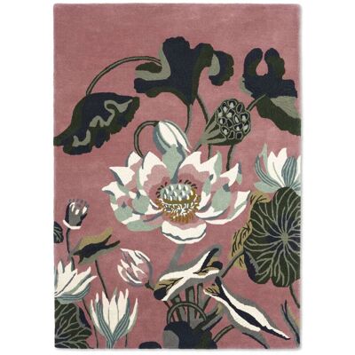 Un amour de tapis Tapis entrée 120x180 laine rose Rose 180x2x120cm - Publicité Un amour de tapis Tapis entrée 120x180 laine rose Rose 180x2x120cm - Publicité