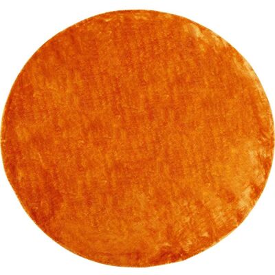 Kare Design Tapis rond en viscose orange d200 Orange 200x2x200cm - Publicité Kare Design Tapis rond en viscose orange d200 Orange 200x2x200cm - Publicité
