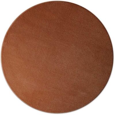 Esprit Tapis rond tissé velours ras brique 120 rd. Cuivre 120x2x120cm - Publicité Esprit Tapis rond tissé velours ras brique 120 rd. Cuivre 120x2x120cm - Publicité