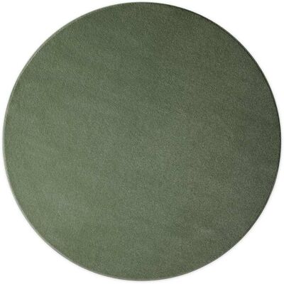 Esprit Tapis rond tissé poils ras vert foncé 120 rd. Vert 120x2x120cm - Publicité Esprit Tapis rond tissé poils ras vert foncé 120 rd. Vert 120x2x120cm - Publicité
