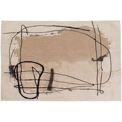 Kare Design Tapis en coton et polyester gris, taupe et noir 300x200 Gris 300x2x200cm - Publicité Kare Design Tapis en coton et polyester gris, taupe et noir 300x200 Gris 300x2x200cm - Publicité