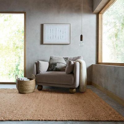 Flair Rugs Tapis aspect laine beige naturel 200x290cm Beige 290x0x200cm - Publicité Flair Rugs Tapis aspect laine beige naturel 200x290cm Beige 290x0x200cm - Publicité