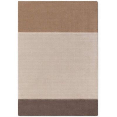 STUDIO DECO Tapis en laine trianon crème et marron - villeroy & boch 120x170cm Beige 170x2x120cm - Publicité STUDIO DECO Tapis en laine trianon crème et marron - villeroy & boch 120x170cm Beige 170x2x120cm - Publicité