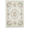 THEKO Tapis aubusson très détaillé - beige 120x180 cm Beige 180x1x120cm