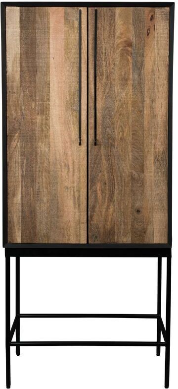 Dutchbone Armoire en bois beige Beige 70x160x40cm