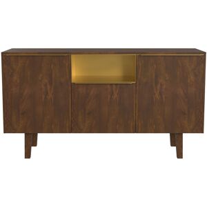 Rendez-Vous Deco Buffet en bois de manguier 2 portes 1 niche Marron 148x80x45cm