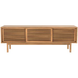 Rendez-Vous Deco Meuble TV en bois de teck 140 cm Marron 140x48x40cm