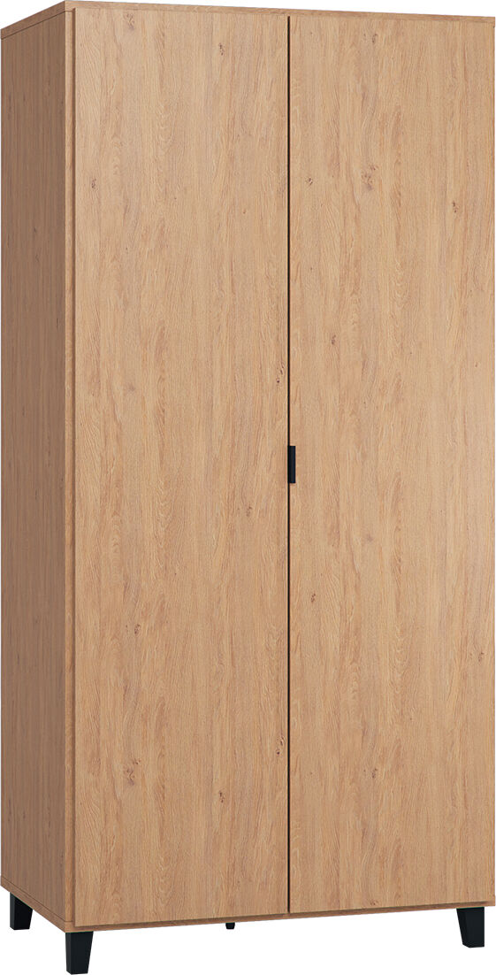 Vox Armoire 2 portes naturel Beige 93x194x55cm