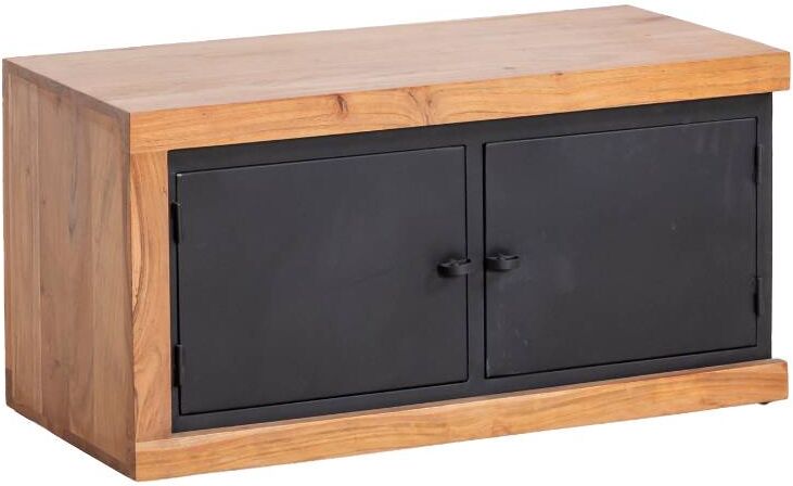 Made in Meubles Meuble TV en bois marron 90 cm Marron 44x45x90cm