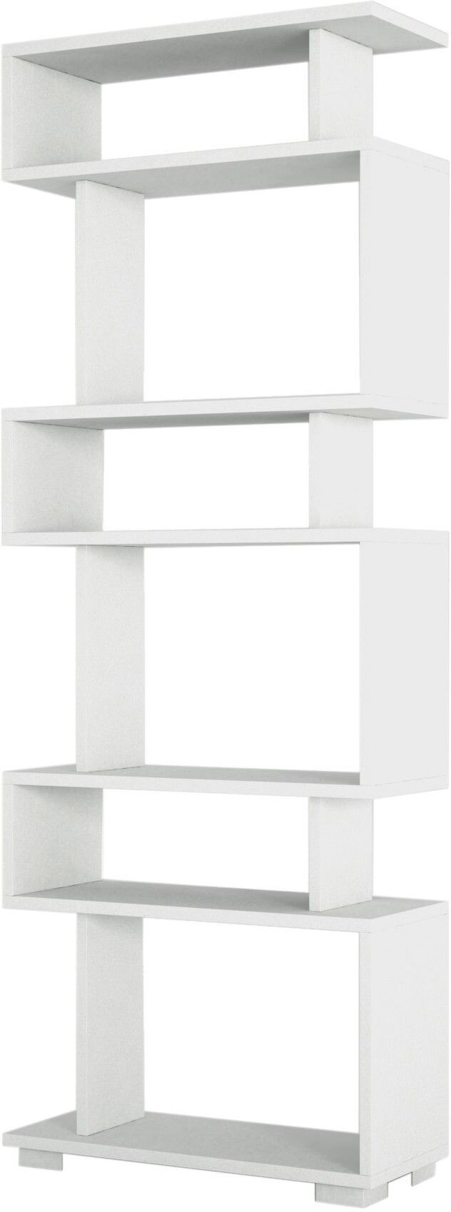 Menzzo Etagère 6 tablettes - H165 cm Blanc 60x16x19cm