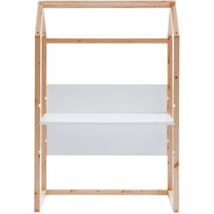 Baita Bureau enfant cabane blanc évolutif Blanc 100x147x50cm