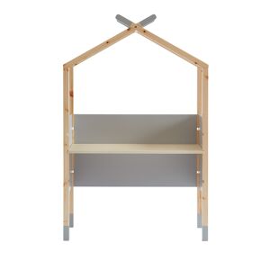 Baita Bureau enfant tipi gris évolutif Gris 100x154x40cm