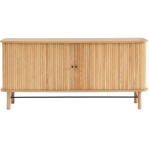 Drawer Buffet 2 portes en bois L160cm bois clair Marron 160x76x40cm