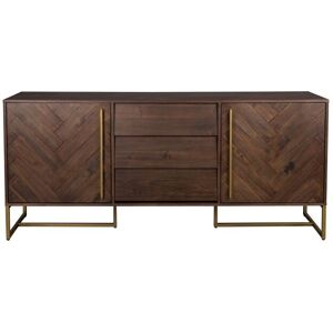 Dutchbone Buffet haut en acacia marron Marron 180x80x45cm