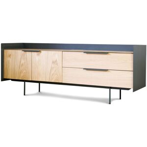 PIB Enfilade scandinave en bois beige Beige 180x67x50cm