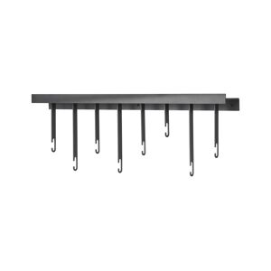 Design House Stockholm Porte-manteau mural Atelier Metal noir 60x6x23 cm Noir 23x6x60cm